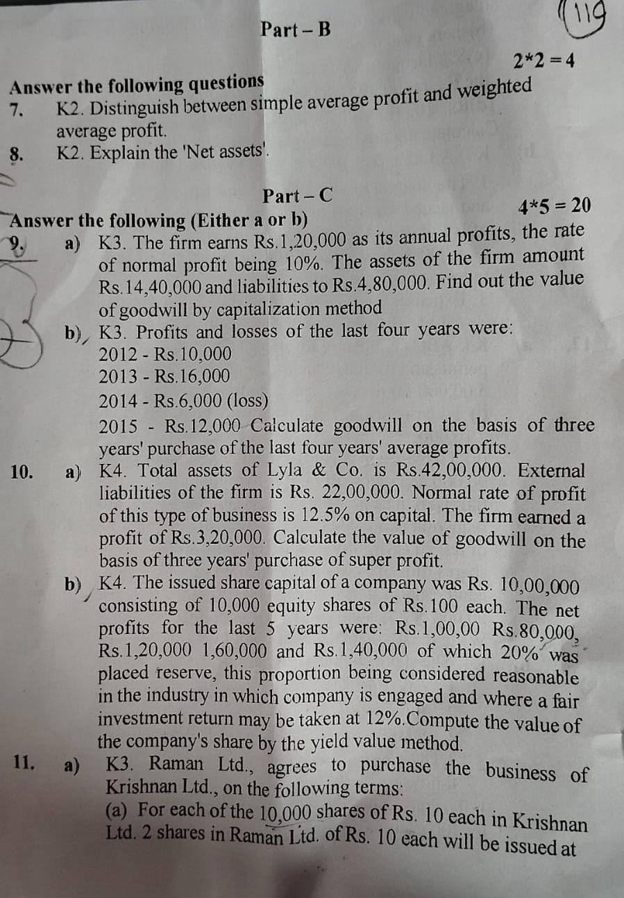 Accounting Question Paper Page 2